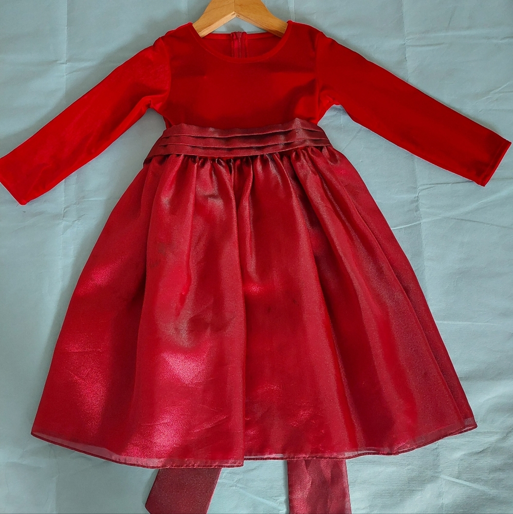(Dress)Gwen Pea and Lilly|Red dress|Size 4T